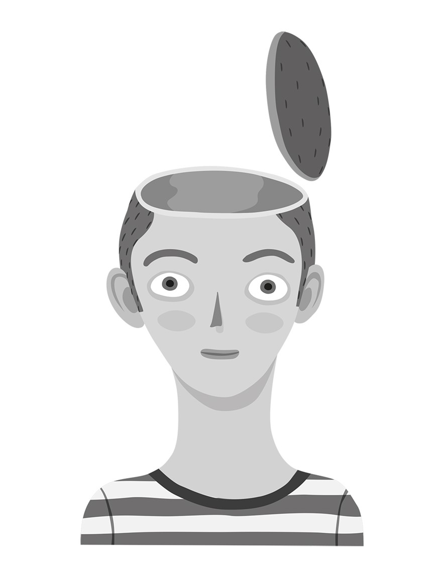 illustration of Book on puberty....
Teenage senility...
forgetting, emptyness, sillyness, stupidity, ignorance, teenage, adolescent, boy, kid, child, fun, humor,