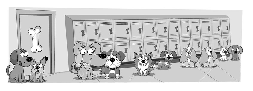 illustration of Dog. Dogs. Dog cartoons. Dog characters. Dog poses. Dog characters. Children's Book. Children's book cover. Kids drawings. Kids book art. Digital art. Kids book. Children's book illustration. Picture book art. Kids book art. Cartoon. Children's illustration. Kids illustration. Children's art. Illustration. Cartoon character. Concept art. Cartoon art. Cute dog. Cartoon character. Children's book. Dog characters. Dog drawing. Animal drawing. Dog cartoon. Lockers. School. Background art.