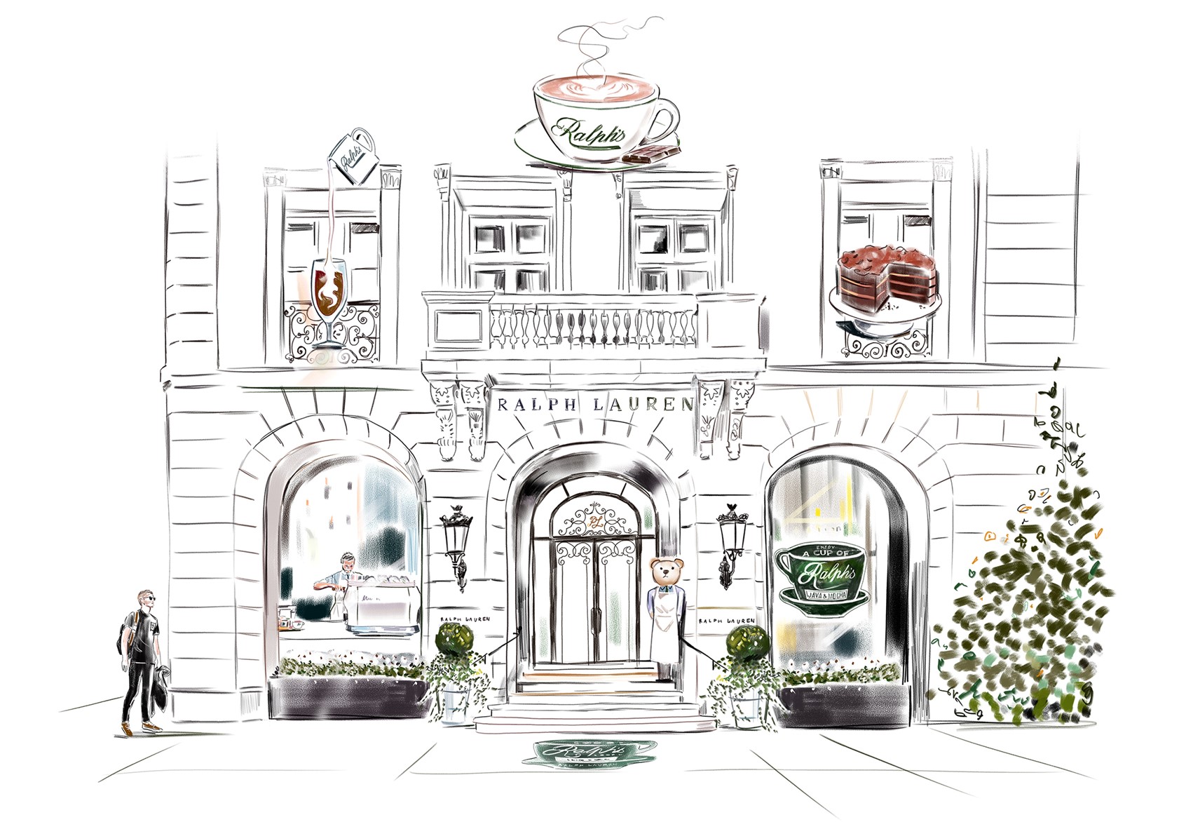 Ralph Lauren - 888 Madison Illustration by Lucy Truman | Directory