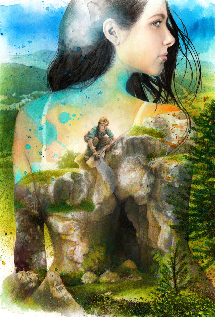 illustration of Client: Diputación de Segovia (Spain)
Original illustration created to commemorate International Women’s Day, March 8 (2024), in the province of Segovia (Spain).
The Illustration was used as the image of the campaign.
Work made on paper with watercolour, India ink, colored pencils, chalk Pastels and graphite.