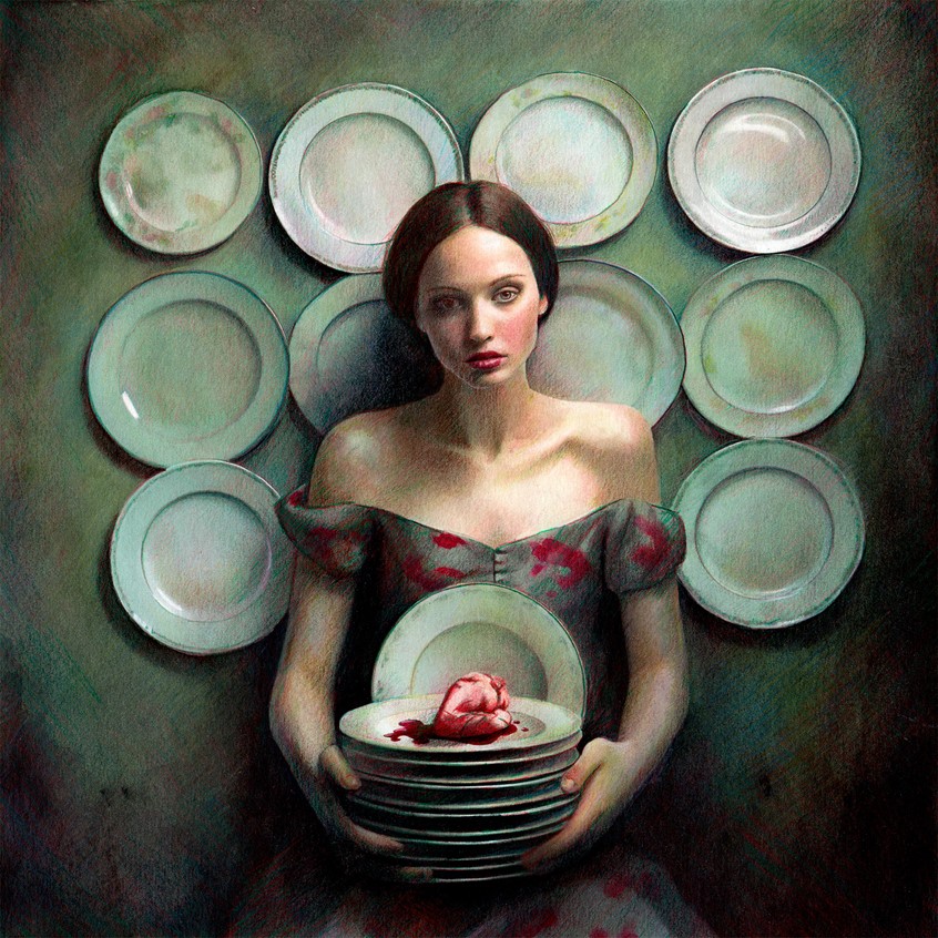 illustration of Conceptual illustration on AI image generation.
Original illustration created on paper with watercolour, India ink, colored pencils and graphite.