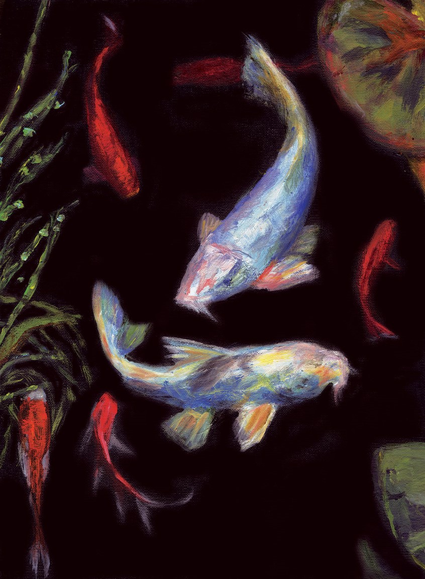 illustration of Illustration, cover art, magazine illustration, advertising campaigns, cover art design, magazine cover, packaging design, Advertising,
Book Cover Art, Reference Books, Non Fiction Books, Seasonal, Greetings Cards, Editorial, Mixed Media, Painting, Food, Drink, Traditional, Fish, Carp