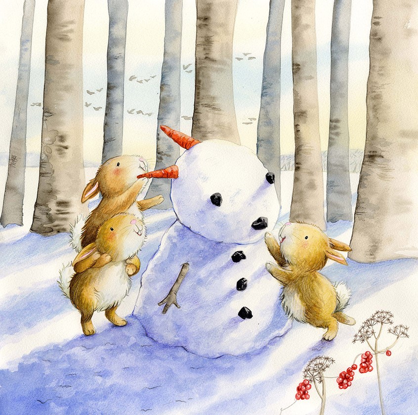 illustration of Illustration, Picture book, Cover art, Traditional, Mixed Media, rabbit, character development, character design