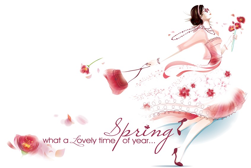 illustration of Point of Sale, Make-up, Health and Beauty, Fragrance, Beauty, Fashion, Fashion Illustration, Magazine, Advertising, Holiday, Clothing