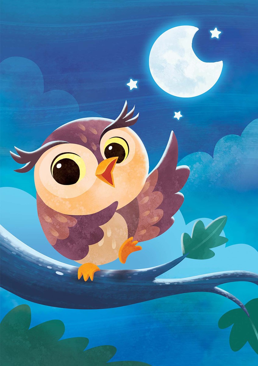 illustration of visual development, humorous, picture books, kidslit, educational, ELT books, character design, children magazines, illustration, children’s book cover, educational text books, educational publishing, Owl