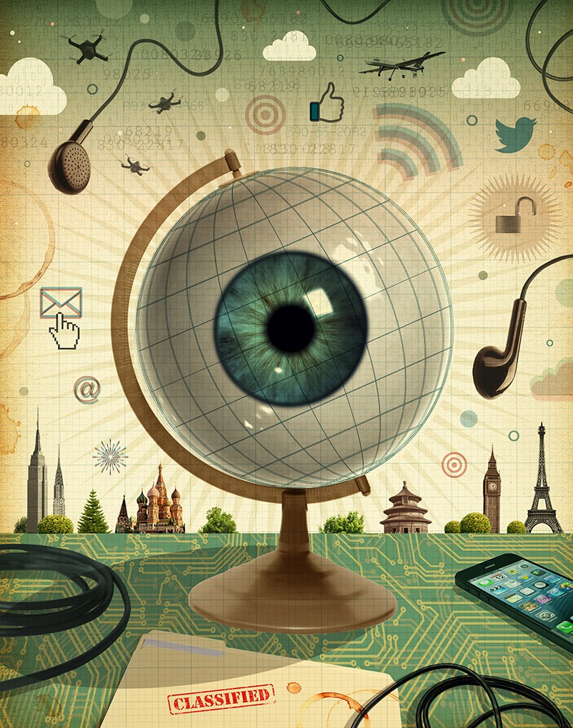 illustration of Client: Global Brief Magazine
The head of any major intelligence agency can hardly look ahead a few months, let alone 10 years. And yet, quite evidently, successful intelligence requires foresight, planning and a future-oriented imagination.