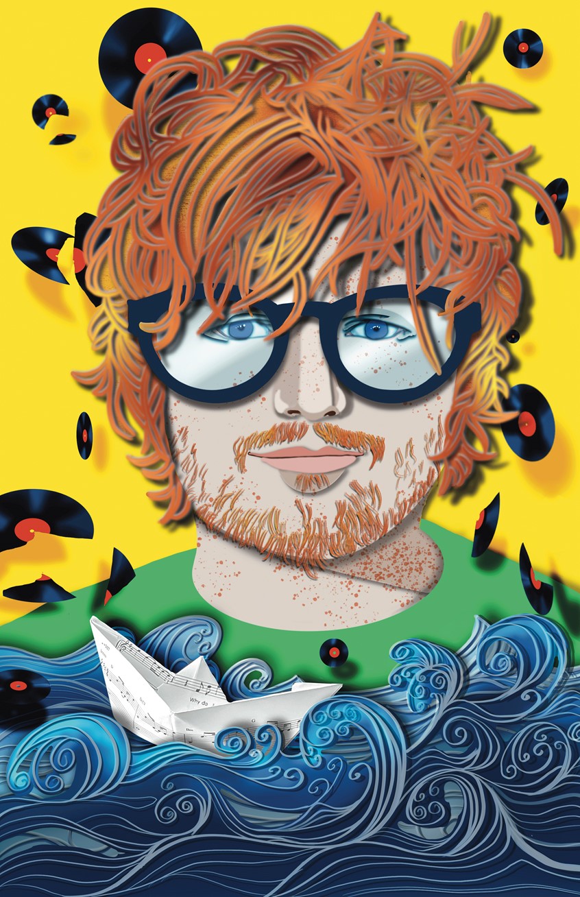 illustration of My take on a Rolling Stone Album review for Ed Sheeran's Subtract album. The song Boat struck a chord with me.