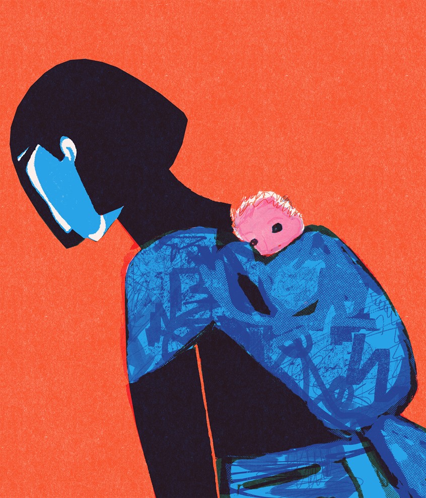 illustration of This illustration celebrates the intimate bond between mother and child — a quiet moment of care, warmth, and resilience. The composition highlights everyday strength and tenderness, turning a simple gesture into a universal story of love and connection.
Perfect for editorial, family, or healthcare contexts exploring motherhood, attachment, and emotional wellbeing.