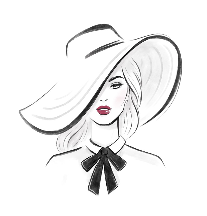 illustration of Fashion sketch, fashion illustration, sophisticated, elegant, luxury, premium,
Woman, lady, portrait, beauty, makeup, lifestyle, drawing faces, book publishing, Black and white, line art, Editorial, packaging, celebrity, Haute Couture, people, character